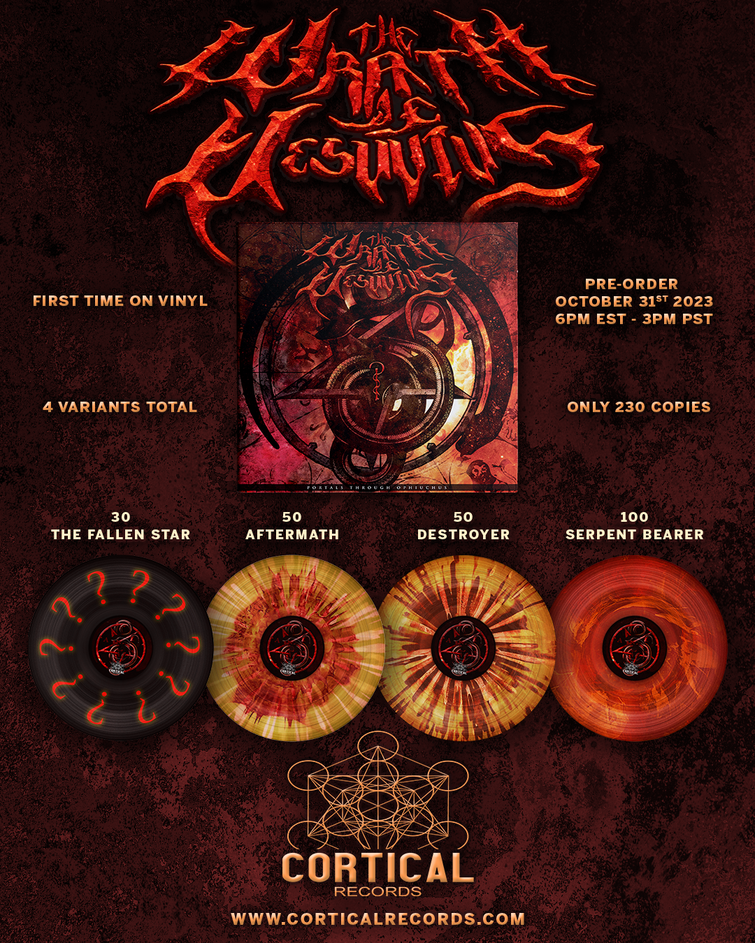 The Wrath Of Vesuvius - Portals Through Ophiuchus – Cortical Records